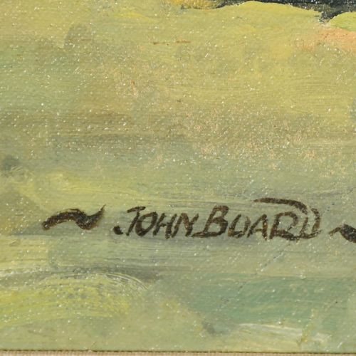 Null John Board (1895-1965) Brite. The Polo Match, Öl auf Künstlerpappe, signier&hellip;