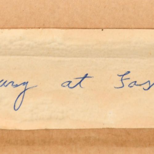 Null 迈克尔-莱恩（1912-1989）英国人。"莱德伯里"，狩猎场景，水粉画，签名、题字、日期为1956年，13.25" x 20" (33.6 x 50&hellip;