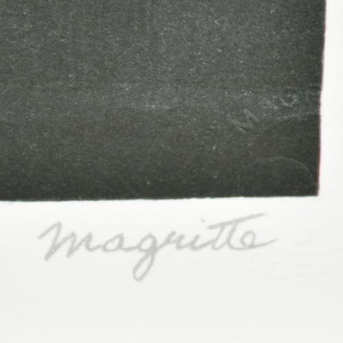 Null René Magritte (1898-1967) Belge. "L'Empire des Lumières", Lithographie en c&hellip;