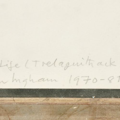 Null 布莱恩-英格姆（1936-1997）英国人。"静物（Trelaguithack）"，蚀刻版画，签名，题词，日期为1970-81，铅笔编号为A/P 1/&hellip;