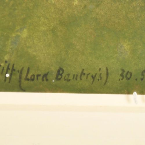 Null 爱德华-克利福德（1844-1907）英国人。"格伦加里夫（班特里勋爵）"，水彩和体彩，刻有日期30.5.94，并在背面的标签上题写，10" x 14&hellip;