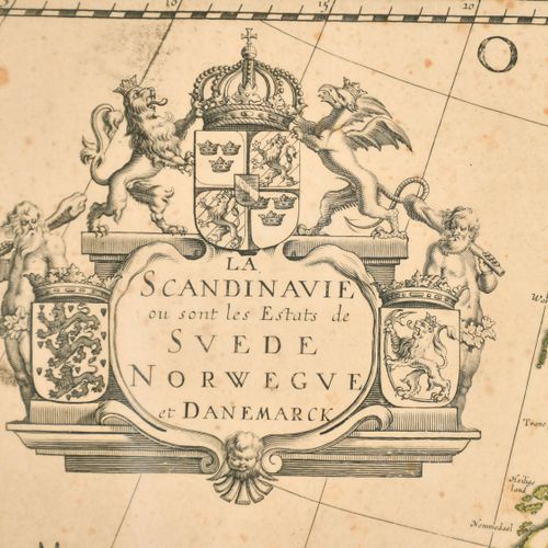 Null D'après Guillaume Sanson de Abbeville (1633-1703) français. "La Scandinavie&hellip;