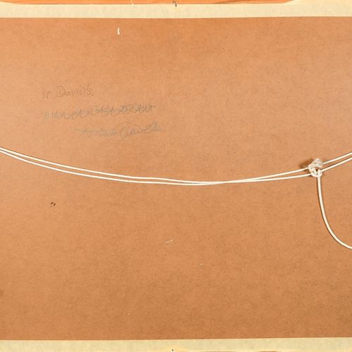 Null 阿瑟-贾德利(1911-1999) 英国人。"圣大卫"，水彩画，有签名和背面题字，14.5" x 21.5" (36.8 x 54.6cm)