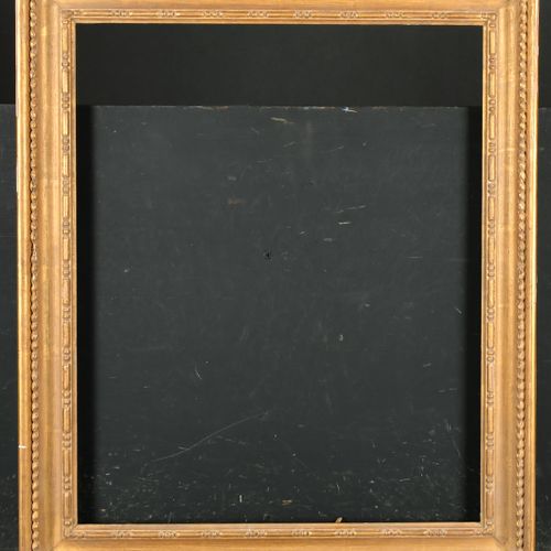 Null 20th Century English School. A Carved Giltwood Hollow Frame, rebate 20.5" x&hellip;