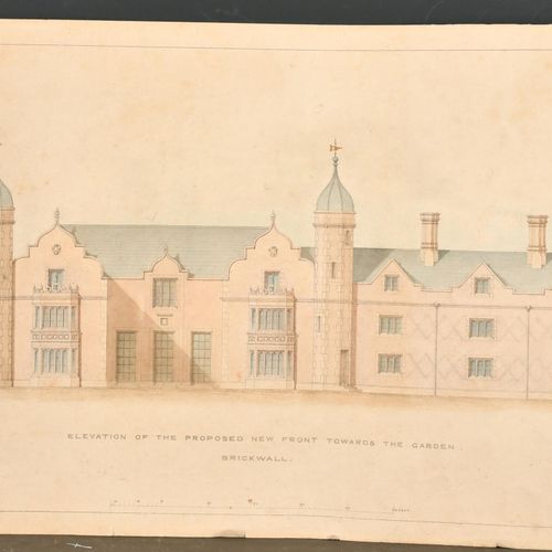 Null Sydney Smirke (1797-1877) Brite. "Elevation of the Proposed new Front towar&hellip;