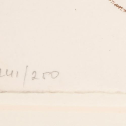 Null 在亨利-马蒂斯（1869-1954）法国人之后。"女人的头"，石版画，铅笔编号241/250，15" x 11" (38.1 x 28cm)