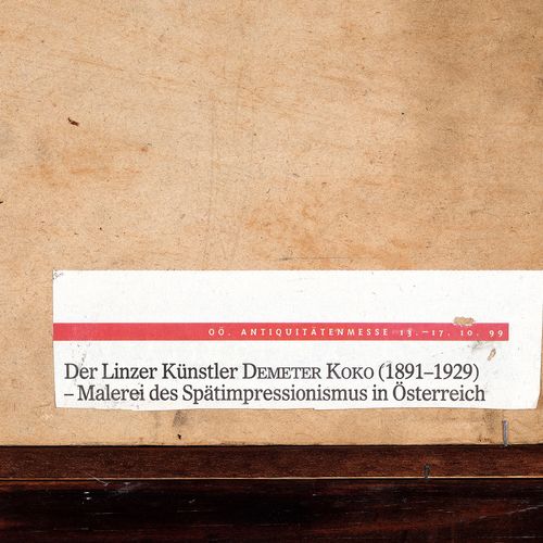 Null Demeter Koko


Linz 1891 - 1929 Linz


"Sommer"


Öl auf Holztafel


49,5 x&hellip;