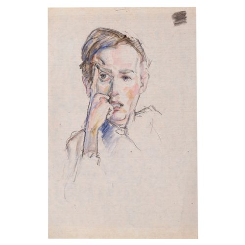 Null Robert Philippi


格拉茨 1877 - 1959 维也纳


"画像"


彩色铅笔和水彩


47 x 30厘米


在背面，有遗&hellip;