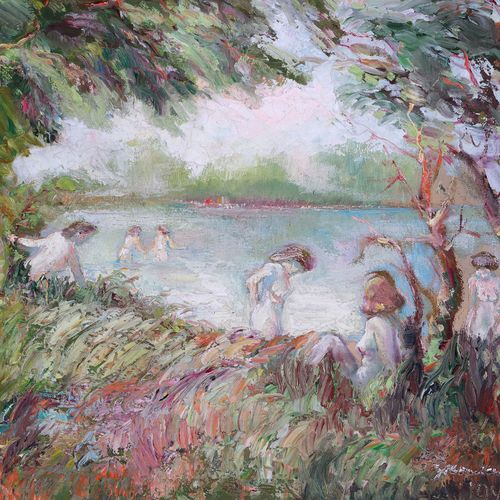 Null Unknown impressionist


"Bathing delights"


Oil on Canvas


47 x 61 cm, wi&hellip;