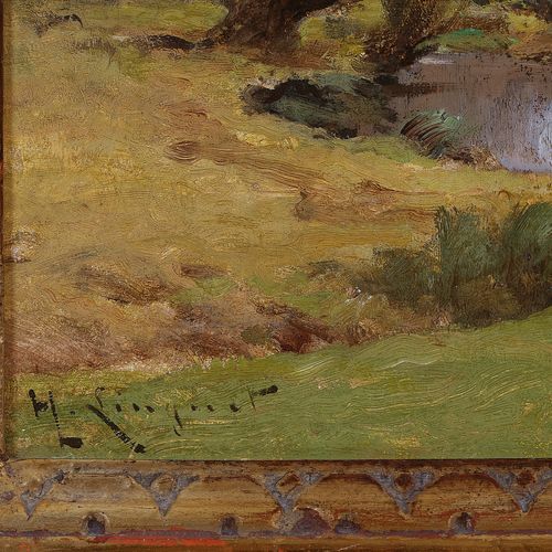 Null Henri Linguet


法国 1881 - 1914 法国


"夏日风景"


布面油画，重裱


38,5 x 55厘米，带框架55 x &hellip;