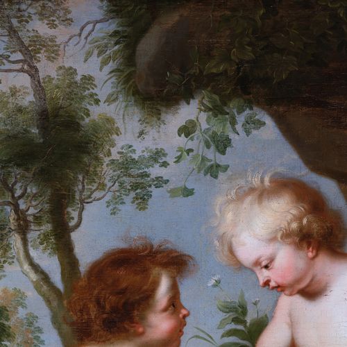 Null 
彼得-保罗-鲁本斯
Siegen 1577 - 1644 安特卫普和车间

"基督儿童和施洗者圣约翰的婴儿"

c.1620/25

布面油画

1&hellip;