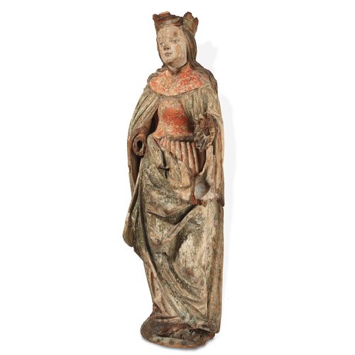 Null Daniel Mauch


乌尔姆 1477年-1540年 吕提希


工作室，归属地


女圣人


石灰木，全圆雕


原始的多色性


来自斯&hellip;