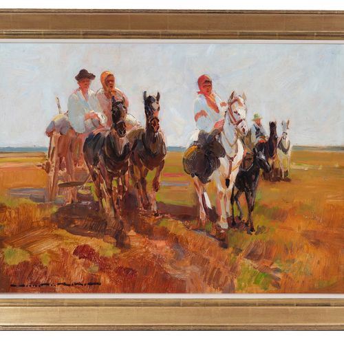 Null 德米特-科科


林茨 1891 - 1929 林茨


"夏天"


木板上的油画


49,5 x 70厘米，带框架61,5 x 81厘米


左&hellip;