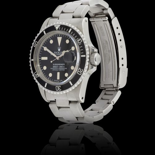 Null Rolex: A Stainless Steel Automatic Calendar Centre Seconds Wristwatch signe&hellip;