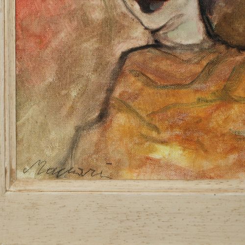 Mino Maccari Mino Maccari (Siena 1898-Roma 1989) - Figura, 60's H cm 24x18 - dan&hellip;