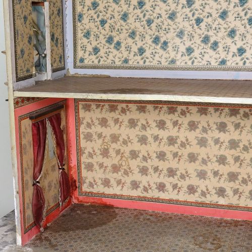 A large and impressive Moritz Gottschalk blue roof dolls house model: 2556/2 in &hellip;