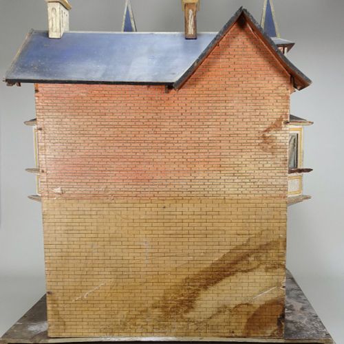 A large and impressive Moritz Gottschalk blue roof dolls house model: 2556/2 in &hellip;