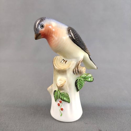 Bird sculpture, Herend Hungary, finely polychrome painted, model number 504 Bird&hellip;