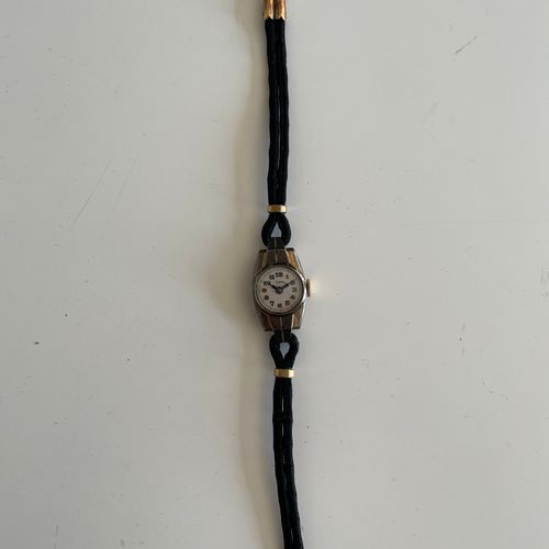 Null JUPITER - 女式腕表，750金和银色装饰艺术风格的表壳。

毛重：9克