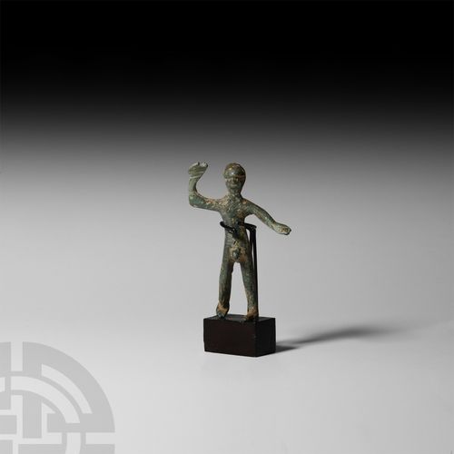 Null Iron Age Celtic Statuette. 2nd century B.C.-2nd century A.D. A bronze statu&hellip;