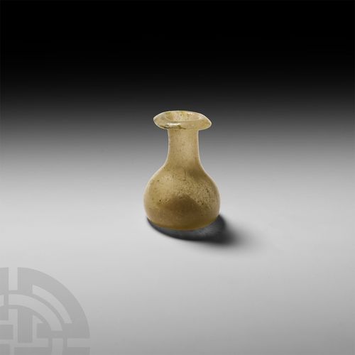 Null Roman Glass Perfume Flask. C.2nd century A.D. A miniature glass perfume fla&hellip;