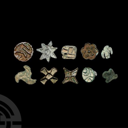 Null Central Asian Compartmented Stamp Seal Collection. 3rd-2nd millennium B.C. &hellip;