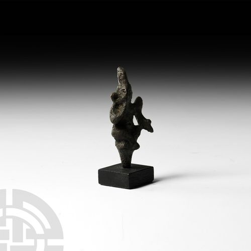 Null Ägyptische Harpokrates-Statuette. Ptolemäische bis römische Periode, 332 v.&hellip;