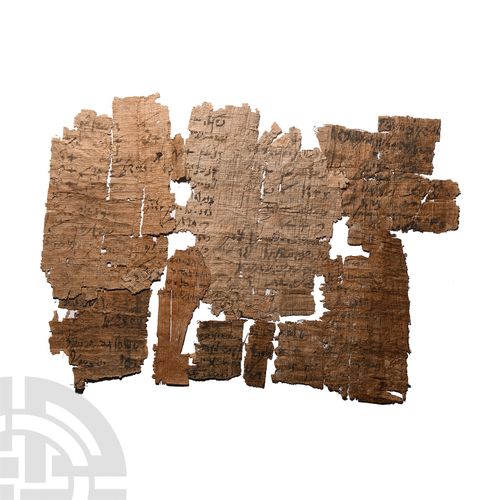 Null Egyptian Papyrus Fragment Collection. Ptolemaic to Roman Period, 4th centur&hellip;