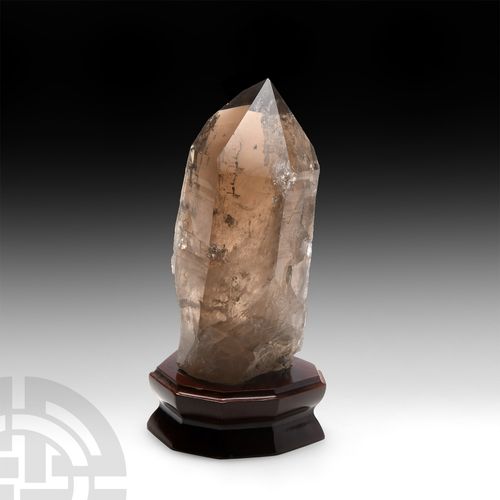 Null Large Smoky Quartz Crystal Point.. A large smoky quartz crystal point with &hellip;
