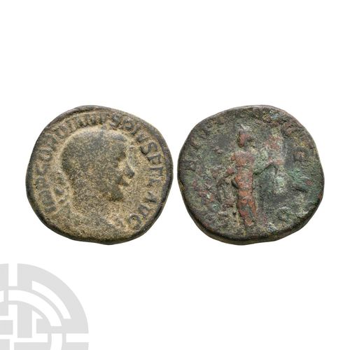 Null Gordian III - Laetitia AE Sestertius. 239 A.D. Rome mint. Obv: IMP GORDIANV&hellip;
