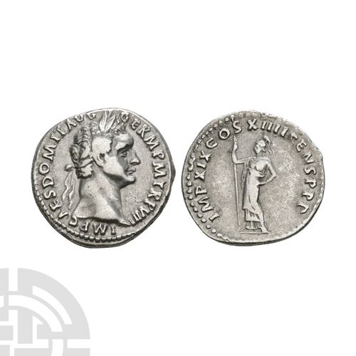 Null Domitian - Minerva AR Denarius. 88-89 A.D. Rome mint. Obv: IMP CAES DOMIT A&hellip;