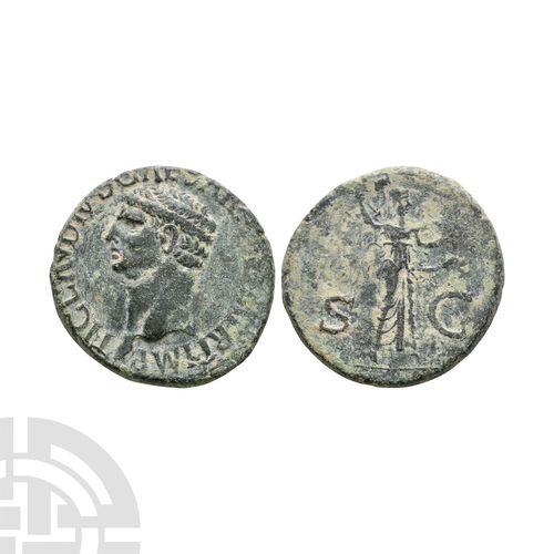 Null Claudius - Libertas AE As. 41-42 A.D. Rome mint. Obv: TI CLAVDIVS CAESAR AV&hellip;