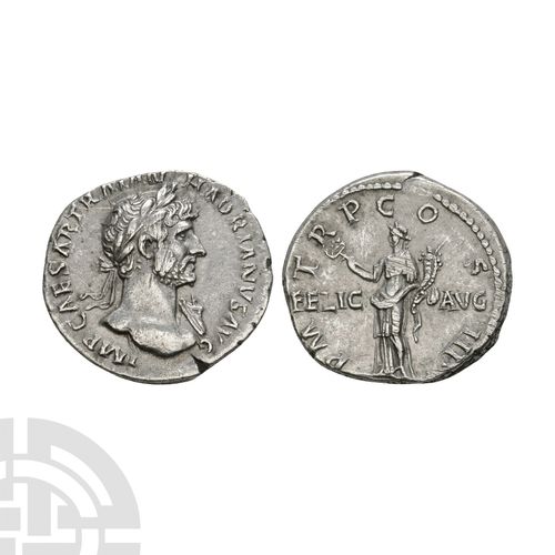 Null Hadrian - Felicitas AR Denarius. 119 A.D. Rome mint. Obv: IMP CAESAR TRAIAN&hellip;