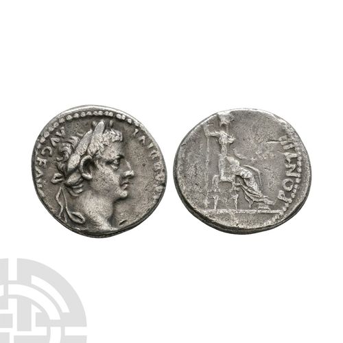 Null Tiberius - 'Tribute Penny' AR Denarius. After 16 A.D. Lugdunum mint. Obv: T&hellip;
