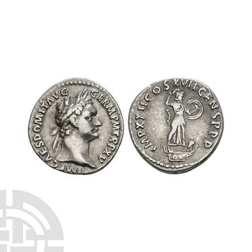 Null Domitian - Minerva AR Denarius. 81-96 A.D. Rome mint. Obv: IMP CAES DOMIT A&hellip;