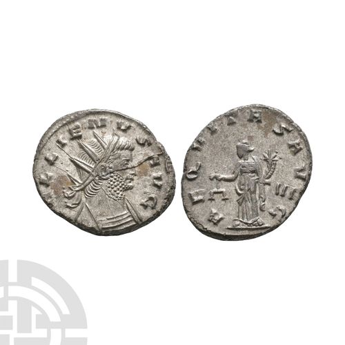 Null Gallienus - Aequitas Billon Antoninianus. 261-262 A.D. Rome mint. Obv: GALL&hellip;