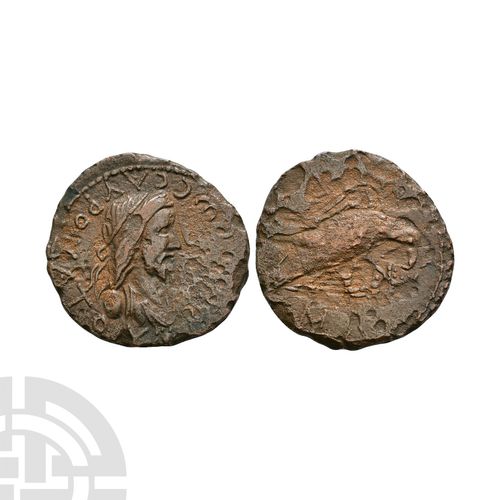 Null Bosorus Sauromates II - Eagle AE Three Sestertii. 186-196 A.D. Obv: BACILEw&hellip;