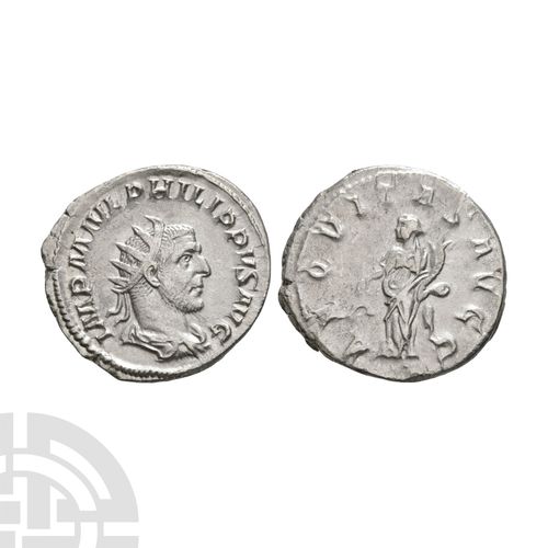 Null Philip I - Aequitas AR Antoninianus. 245-247 A.D. Rome mint. Obv: IMP M IVL&hellip;