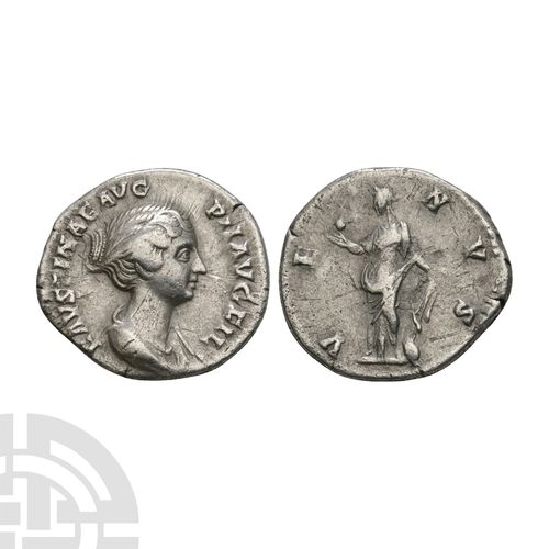 Null Faustina II - Venere AR Denario. 148-152 d.C. Moglie di Marco Aurelio, zecc&hellip;