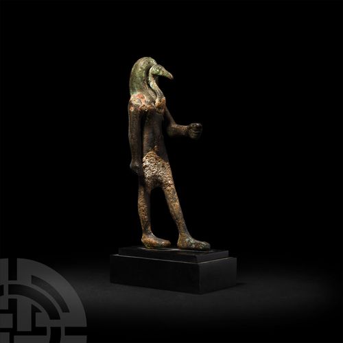 Null Statuette égyptienne de Thot, période tardive - période ptolémaïque, 664-30&hellip;