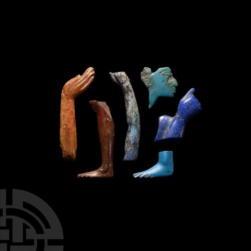 Null Egyptian Glass Inlay Collection, Late Period-Ptolemaic Period, 664-30 B.C. &hellip;