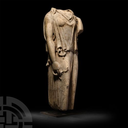 Null 
Römische Marmor-Peplophoros-Statue, 1. Jahrhundert v. Chr. - 1. Jahrhunder&hellip;