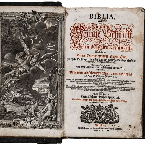 Null Biblia germanica - Biblia, C'est toute l'Écriture Sainte de l'Ancien et du &hellip;