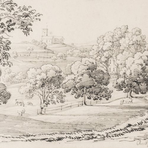 Null Schütze, Ludwig (attribué). 14 vues de paysages d'Angleterre, d'Ecosse et d&hellip;