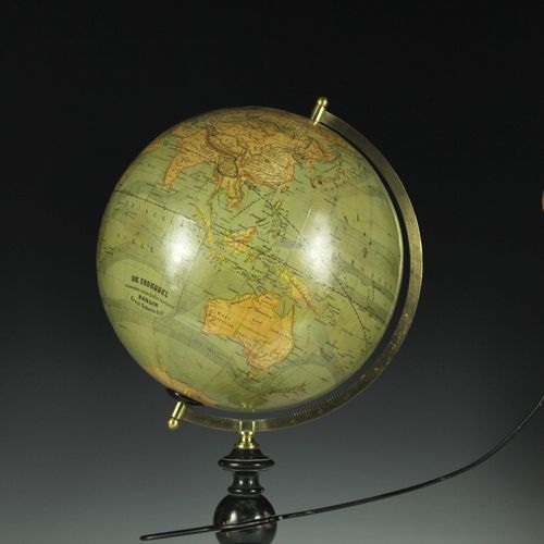 Null Rare lunarium de Ernst Schotte. Berlin, vers 1877, le globe porte la mentio&hellip;