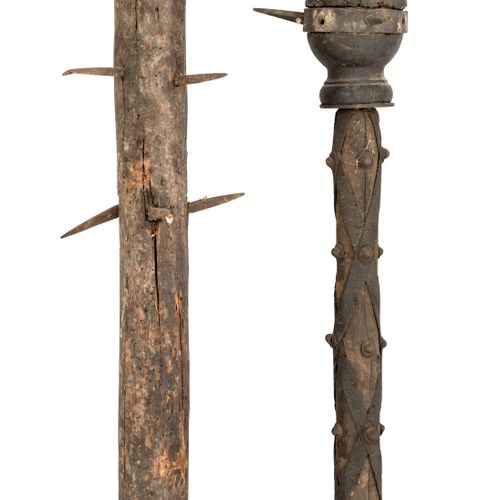 ‡ A LUCERNE HAMMER IN 17TH CENTURY STYLE, 19TH CENTURY, A SPIKED FLAIL, 17TH CEN&hellip;