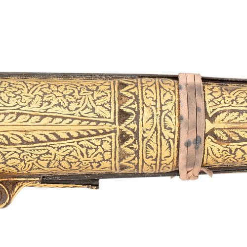 A FINE 16 BORE NORTH INDIAN MATCHLOCK GUN (TORADOR), 18TH/19TH CENTURY, PROBABLY&hellip;