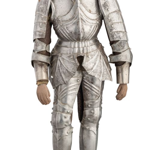 ‡ A MINIATURE FULL ARMOUR IN LATE 15TH CENTURY GERMAN HIGH 'GOTHIC' STYLE, 20TH &hellip;