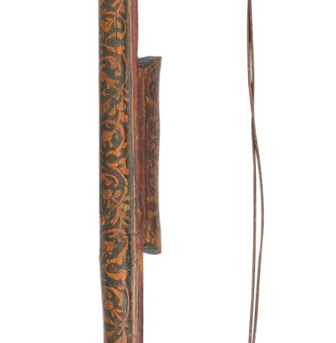 A SOUTH INDIAN DECORATED BOW, 18TH/19TH CENTURY, PROBABLY KARNATAKA ARCO DECORAT&hellip;