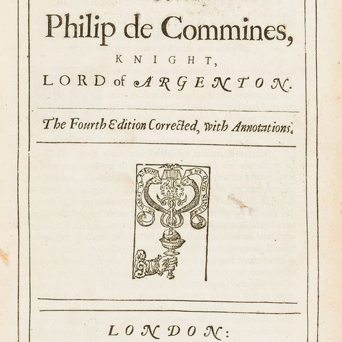 Philippe de Comines Comines (Philippe de) The History of Philip de Commines Knig&hellip;